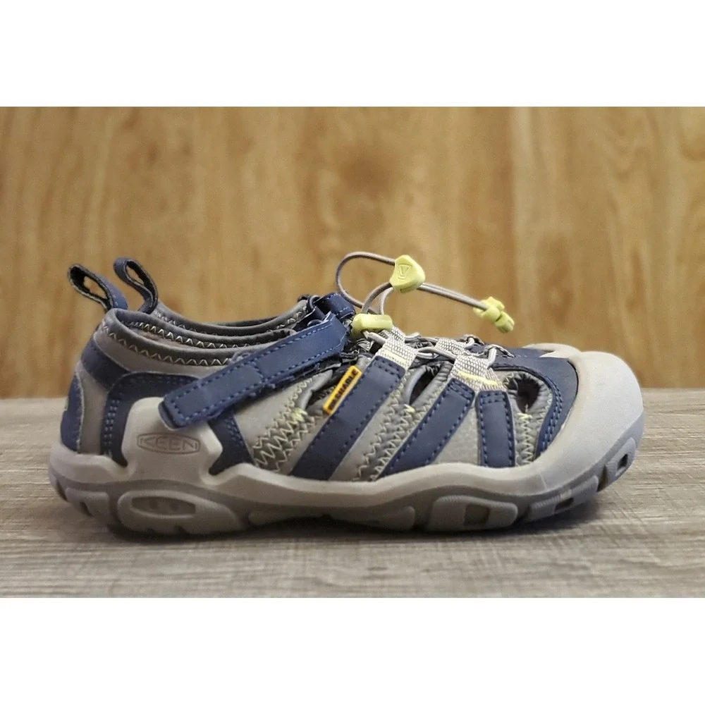 Keen Knotch Creek Hiking Water Shoes Youth Size 3‎ Navy Gray